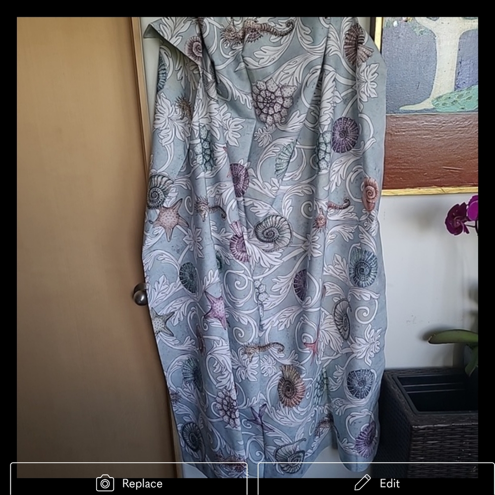 Zara Home table cloth linens sea horse NWT 59 by 98.5 NWT - Picture 6 of 6